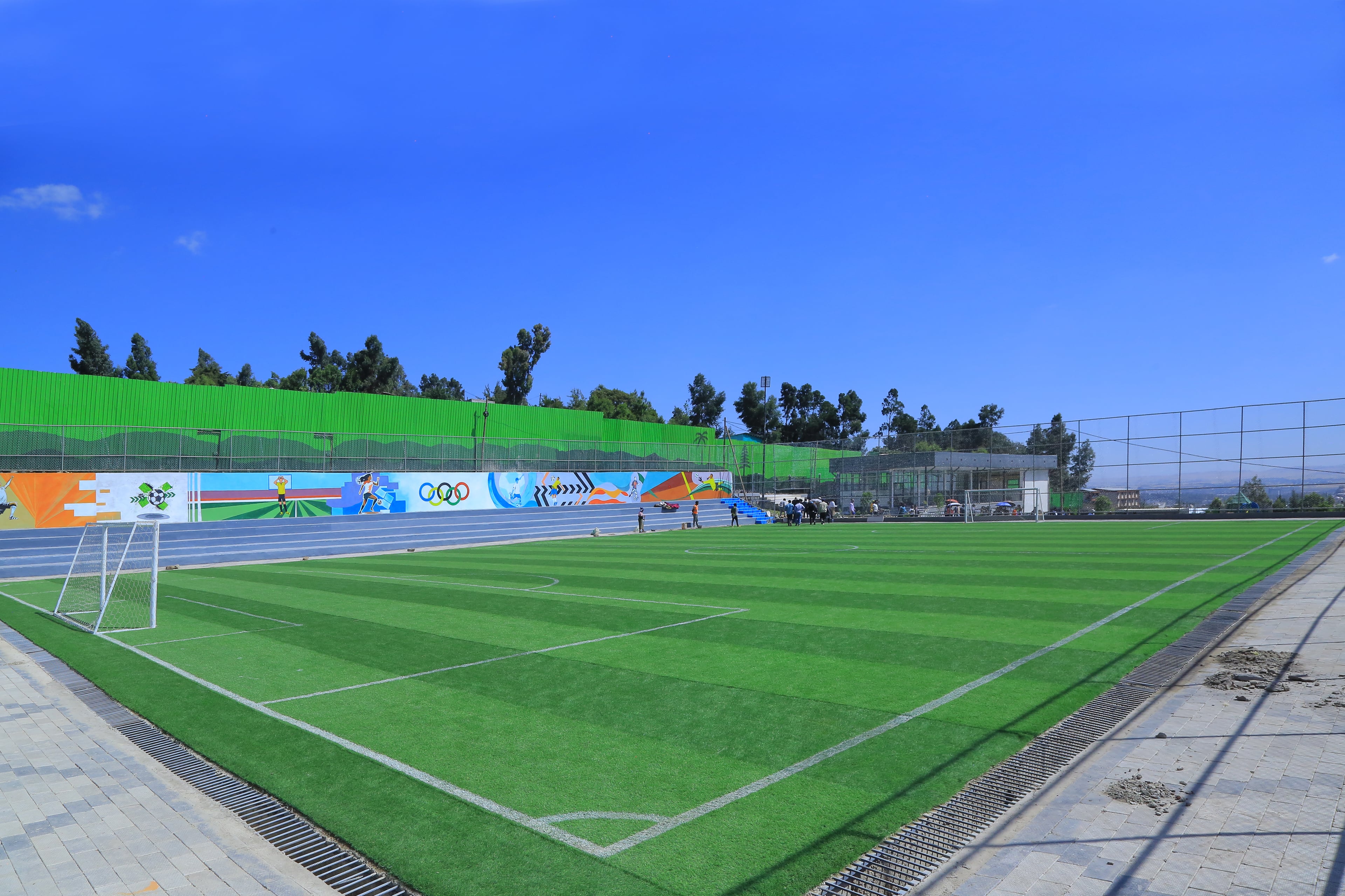 Sports field hero background